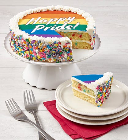 Bake Me A Wish! Happy Pride Cake.